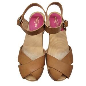 Swedish Hasbeens Mirja Platform Sandal Size 5